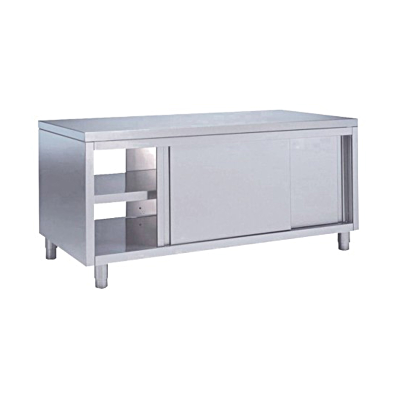 How to optimize the space utilization of stainless steel double-pass loading cabinet in design to meet the storage needs of a large number of tableware or kitchen utensils?